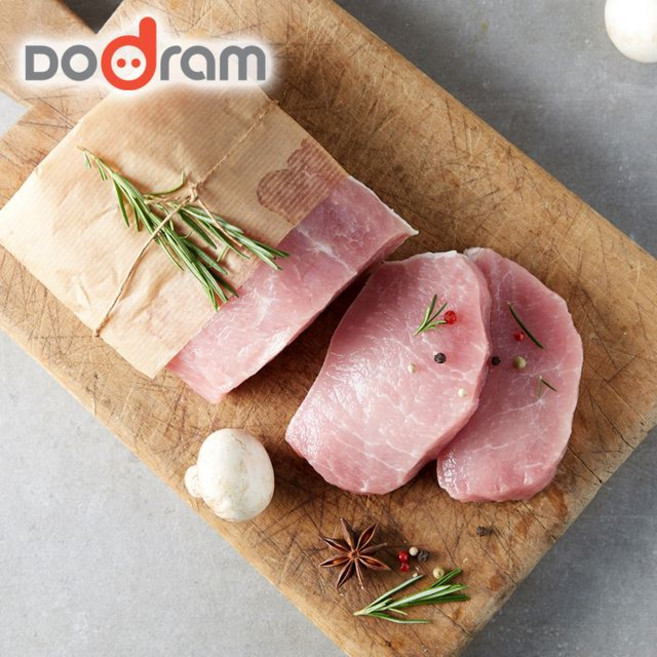 [도드람한돈] 등심 돈가스용 500g 외, 안심 스테이크용 500g, 1개