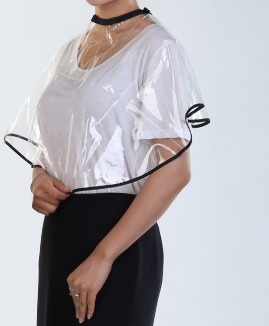 지앤그린 투명 파마보, 검정, 1개