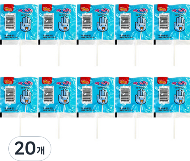 베로 추억의 손바닥 사탕 마니타아 즐캔디, 140g, 2개