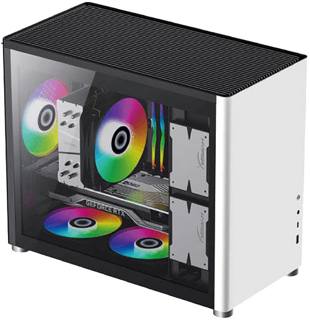 GAMEMAX 火種SPARK 白色 (X2WT) 機殼 簡約外觀 優異散熱 寬敞內部空間
