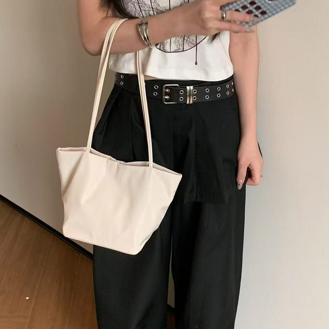 썸머 나일론 트윌 쇼퍼백 숄더백