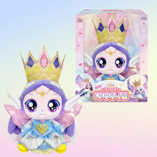 캐치티니핑 프린세스 다이아나핑 봉제 인형 28cm, 36cm, 혼합색상, 1개