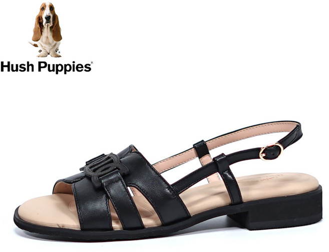 허시파피 발편한 여성 양가죽 샌들 슬링백 2cm f26023f26024