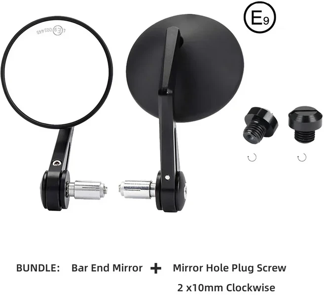 오토바이 핸들 바 미러 7/8 ''22mm 엔드 혼다 CB1000R Yamaha 모토 액세서리, 01 빠른  Mainland, 06 Bundle3, 1