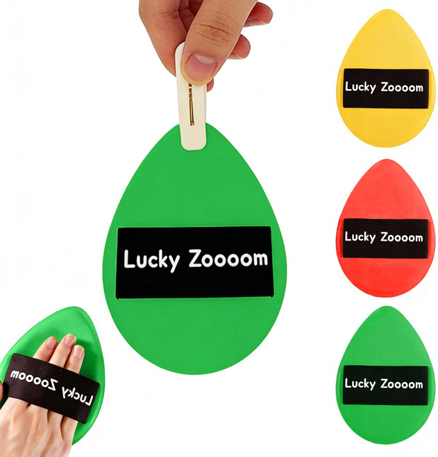 Luckyzoooom 바디로션퍼프 퍼프, 녹색, 1
