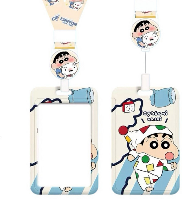 짱구 카드목걸이 초등학생 교통카드 지갑 출입증 사원증 목걸이줄