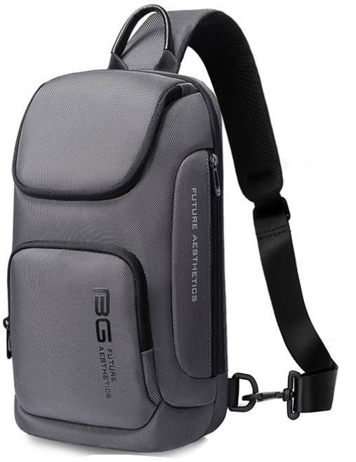 BANGE 남자 여행용 슬링백 미니 크로스백 앞으로매는 가방 방수 힙색 BG 7565