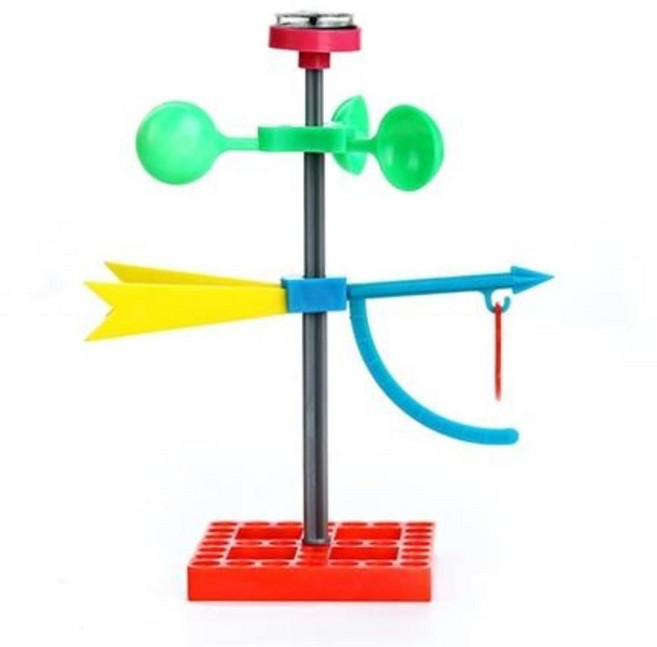 간이 풍향계 풍속계 조립키트 미니과학 체험학습 초등과학교구 초등만들기키트, 1세트