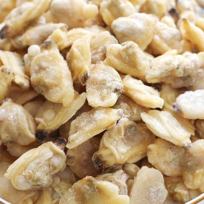 손질 바지락살 바지락조개살 500g 순살 깐바지락 냉동 볶음용 업소용, 손질 바지락살_500g