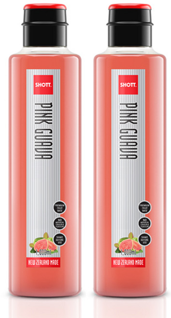 샷 핑크구아바 시럽 1L PET 2개세트, 2개