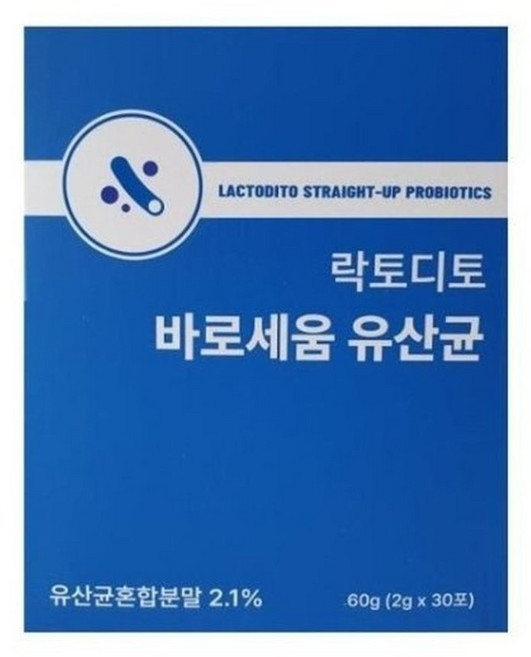 락토디토 바로세움 전립선 유산균 30포, 2g, 30개