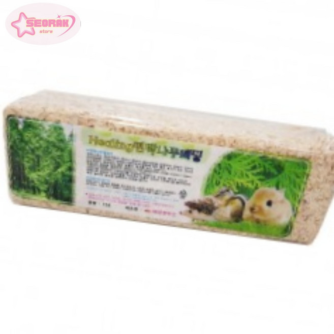 힐링편백나무 베딩 햄스터 톱밥, 15L, 1개