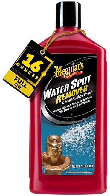 맥과이어스 워터 스팟 리무버 차량용 강력 제거제 물 얼룩 제거 및 광택 도장 다목적 클리어 코트 안전 포뮬러 16온스 USA