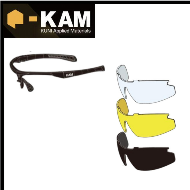 KAM TACT SP035A 運動護目鏡, 1個, 黃色鏡片,無需加購