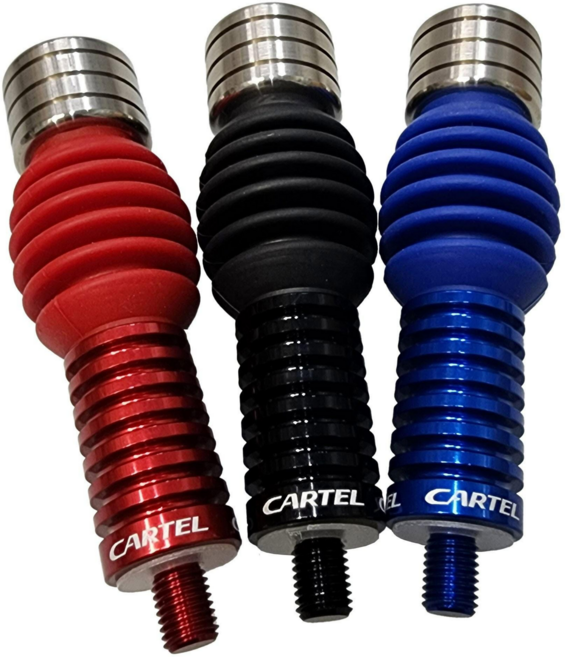 CARTEL 카르텔 뎀퍼 진동 방지 무게 추, 1개, 레드