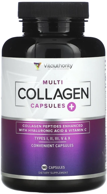 새해 첫좋은선물 Vitauthority 멀티 콜라겐 캡슐+ 캡슐 180정 제대로 할인합니다, Vitauthority멀티콜라겐캡슐캡슐180정, 1개 - 쿠팡