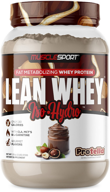 MUSCLESPORT Lean Whey 分離水解乳清蛋白, 1個, 910g