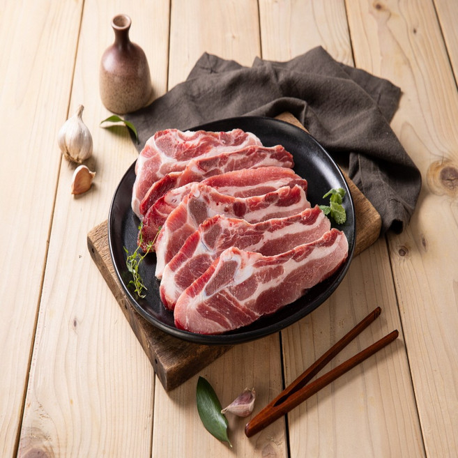 국가대표돼지 국내산 한돈 냉동돼지갈비 LA갈비 구이용, 2개, 1kg