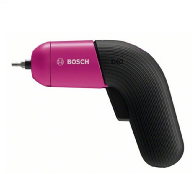 보쉬 IXO 6 COLOUR 3.6V 충전 스크류드라이버 핑크, 본품, 1세트