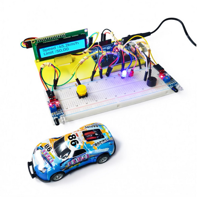 아두이노 AI 과속단속기 만들기 올인원 키트 Arduino Speed Detection All-in-One Kit, 1개