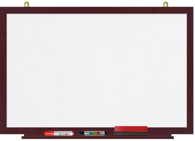 영남칠판 일반 화이트보드 40x30~90x60cm, 체리