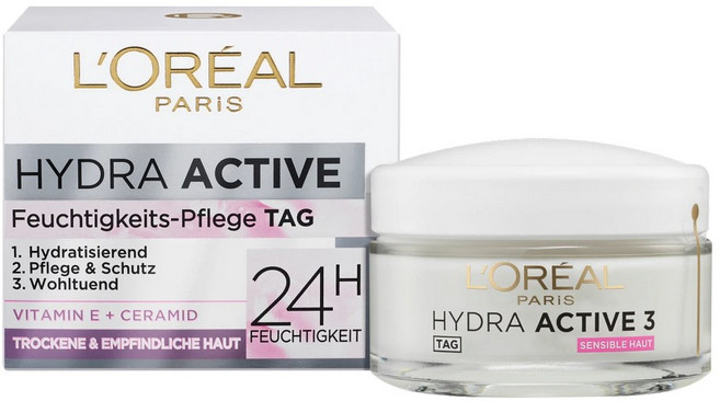 로레알 하이드라 액티브3 데이크림 50ml, 1개