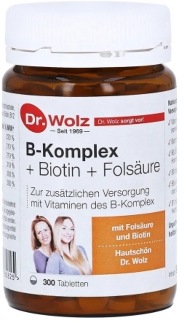 닥터볼츠 비타민B+비오틴+엽산 300정, 1개 - 쿠팡