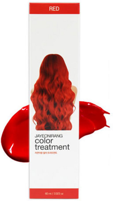 자연이랑 컬러 트리트먼트 _레드, 레드, 4개