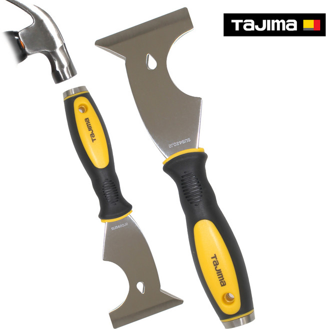 타지마 스크래퍼 다가네 스텐 헤라 껌칼 밀칼 도배 타일공구, 2-6 타지마 M75, 1개