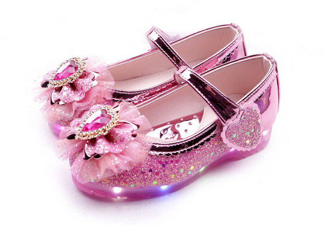 풋풋 러브 LED 구두 라이팅구두 발광구두 여아구두 봄구두 신학기기구두 공주구두