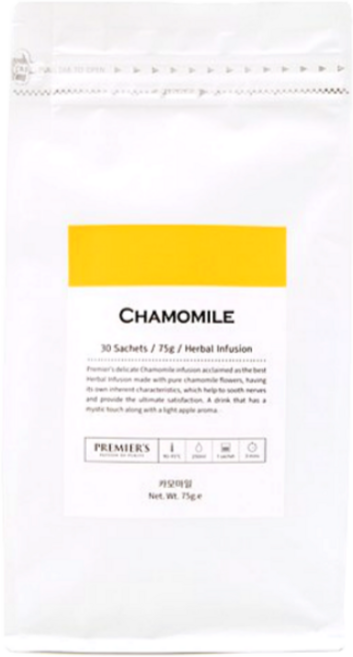 프리미어스티 카모마일 허브차, 2.5g, 30개입, 2개