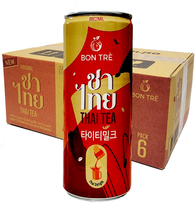 BONTRE 타이티 밀크티, 24개, 220ml