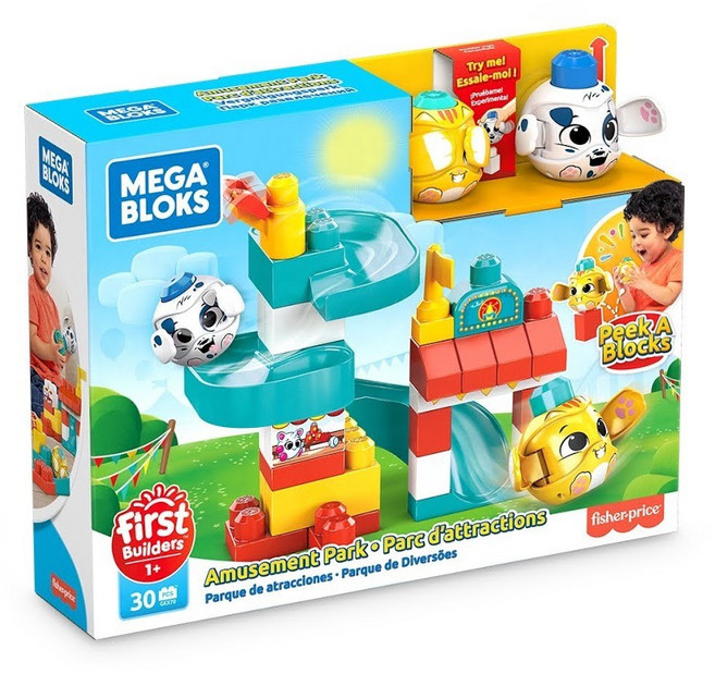 Fisher-Price 費雪美高 公司貨新品, 1個, 躲貓貓遊樂園, Multicolor