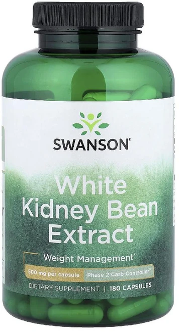 스완슨 흰강낭콩 추출물 화이트 키드니 빈 White Kidney Bean 캡슐 180정, 1 - 쿠팡