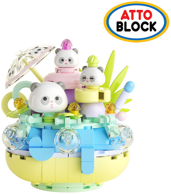 호환블럭 팬더빙수 (MK016), 1개, 단품