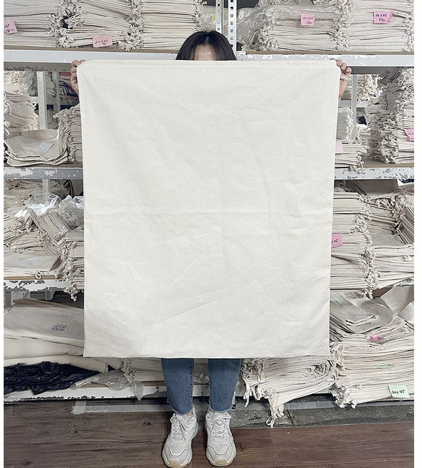 국내제작 공장직영 태영상회 광목 대형 80X100 특대형 더스트백 이불 보관주머니 린넨 파우치