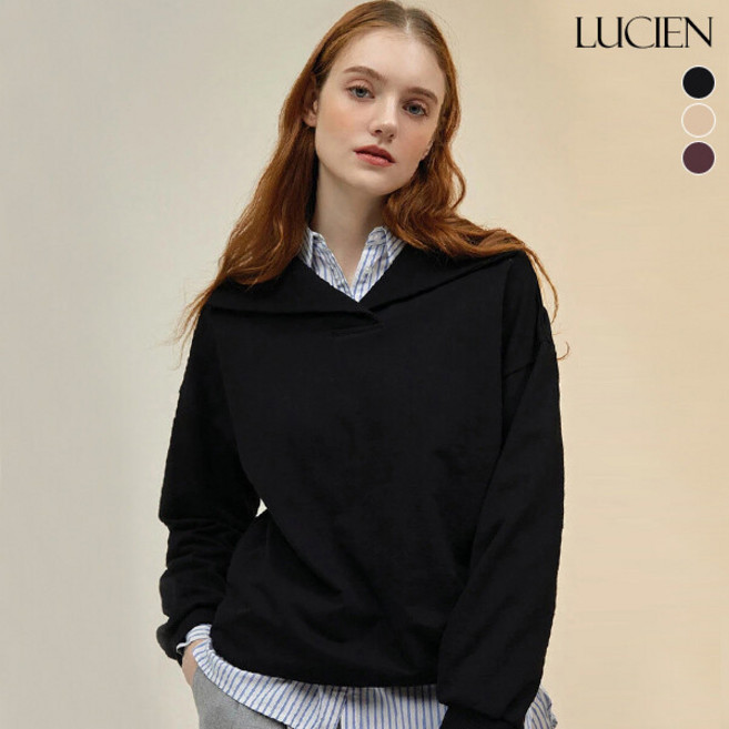 루시앙 루시앙 와이드 빅 브이넥 카라 스웨터 (3color)