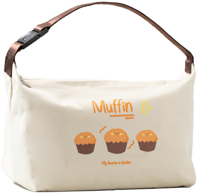 타닥 브런치 런치백 피크닉 보냉가방 휴대용 보온 보냉백, 7L, 머핀