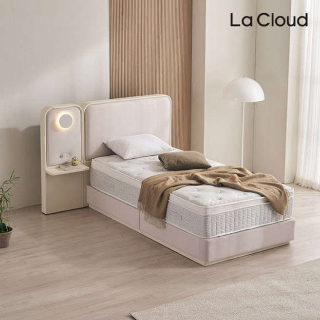 라클라우드 안단테 침대 세트 (SS)슈퍼싱글, 화이트, 화이트