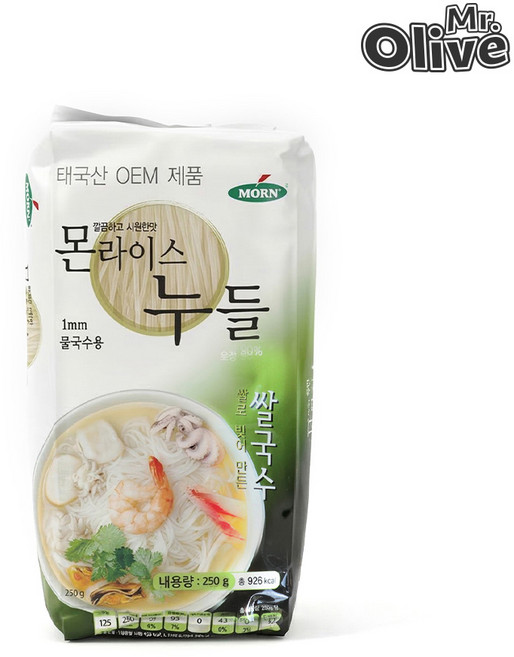 몬 라이스 쌀국수 면 1mm 250g