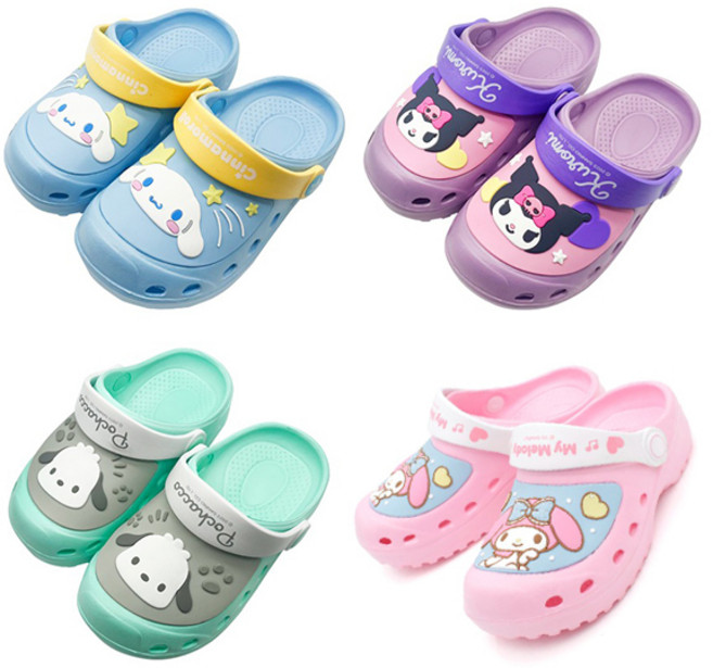 산리오 시나모롤 쿠로미 포차코 마이멜로디 EVA 샌들 유아 아동 여름샌들 키즈샌들 슬리퍼