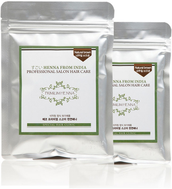 스고이헤나 100%천연 순한새치염색 헤나염색약, 스고이 네추럴 브라운, 1개