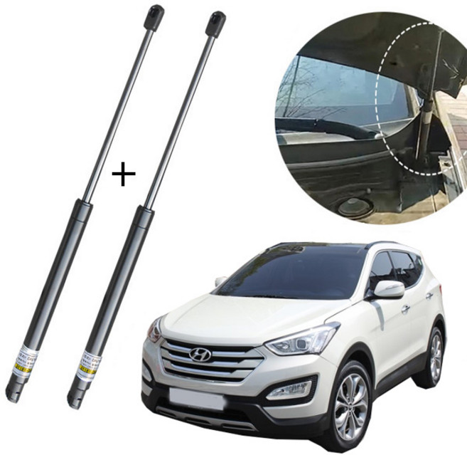 KG 현대 싼타페DM 2륜전용 호환 앞 본넷쇼바2개 후드리프터 차량1대분, 1세트