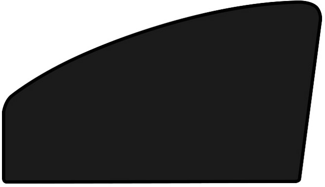 汽車磁吸遮陽簾 隔熱防曬遮陽板, 汽車磁吸遮陽簾 前窗副駕弧形1片, 1個