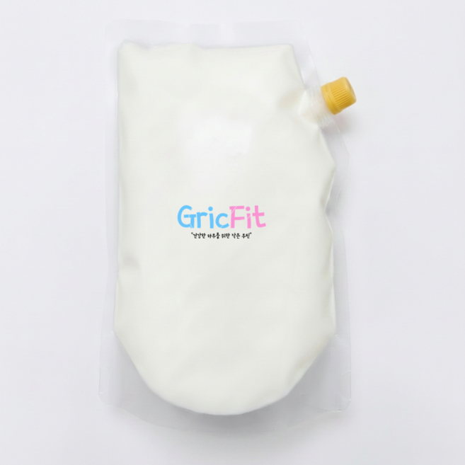그릭핏 더진한 무가당 대용량 수제 플레인 요거트 2L, 1개