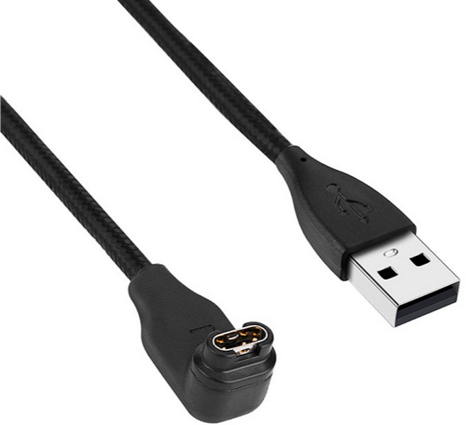 레인보우 가민 충전 케이블 포러너 피닉스 스마트 워치, 패브릭 꺽임형 USB타입