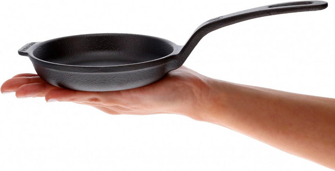 (일본수입) VICTORIA 10인치 스킬렛 프라이팬 25cm SKL210, 4.8인치, 1개