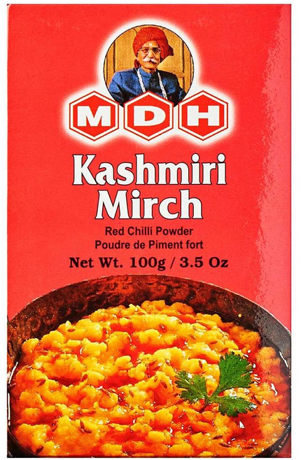 MDH 레드 칠리 파우더 100g 4팩 카슈미르 Kashmiri Red Chilli Powder 100g, 4개