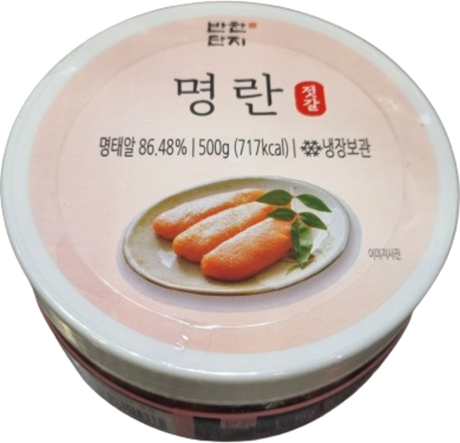 [트레이더스] 반찬단지 명란젓 젓갈 아이스박스포장, 1개, 500g