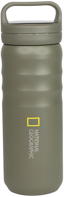내셔널지오그래픽 에어터치 이중 스테인리스 스틸 텀블러, 밀리터리그린, 540ml, 1개